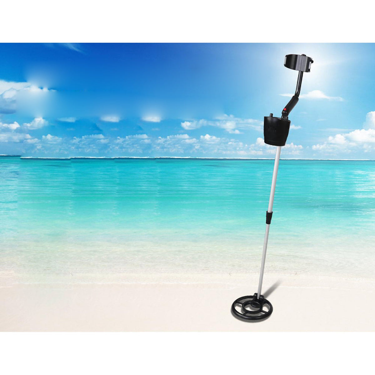 Battery Powered Metal Detector - Black