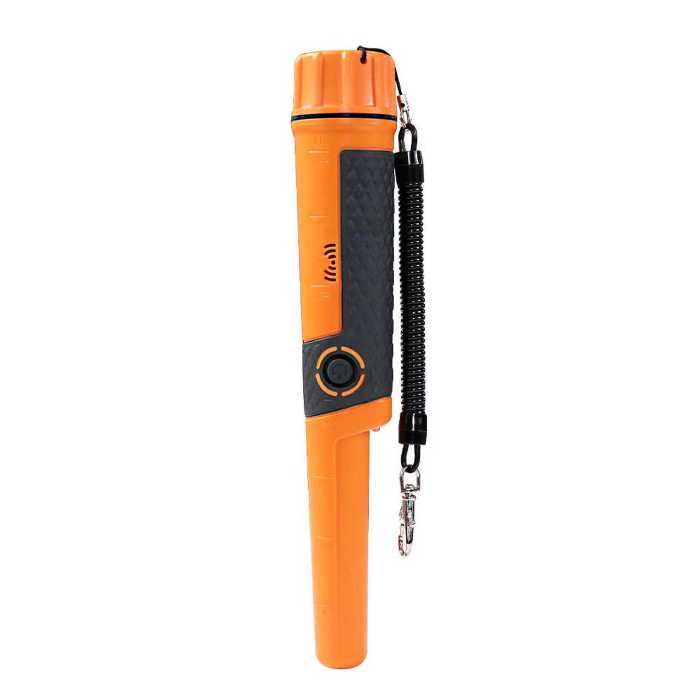 Portable Handheld Metal Detector - Black and Orange