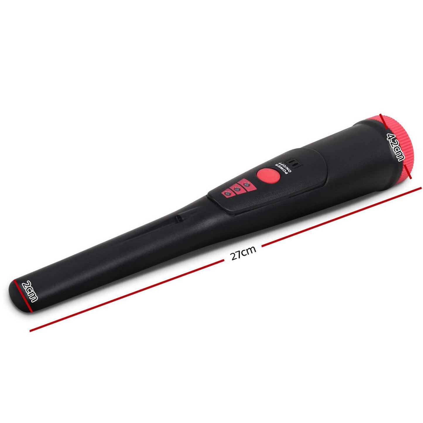 Metal Detector with LED - Black