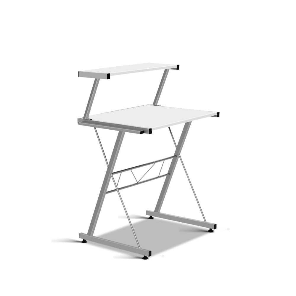 Corner Gaming Computer Desk - White