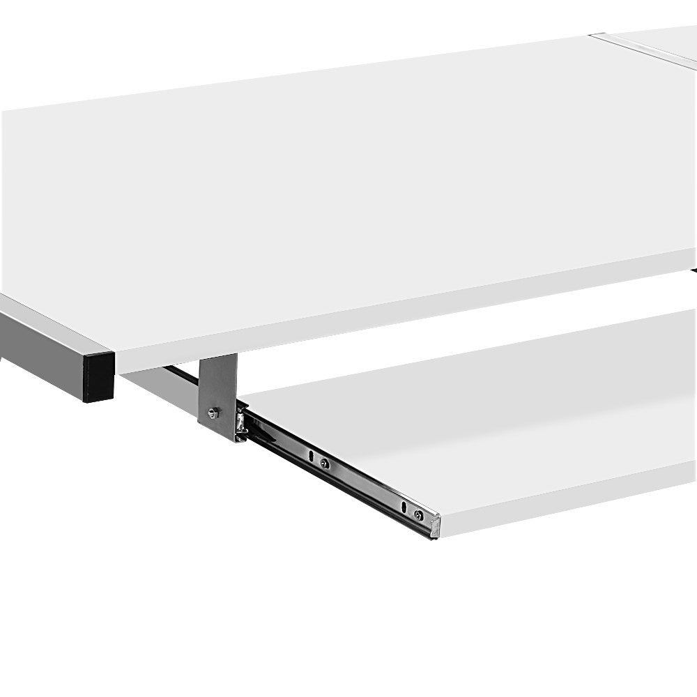Corner Gaming Computer Desk - White