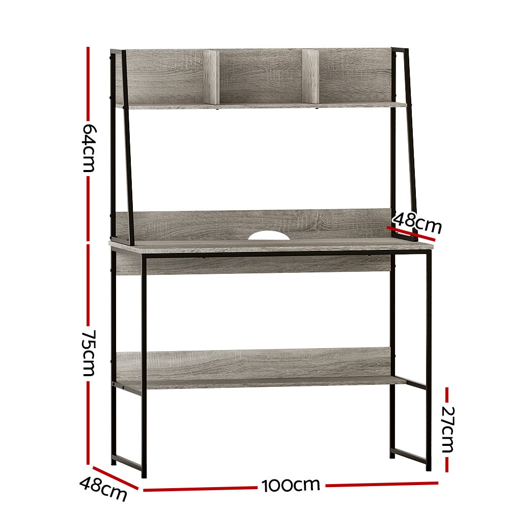 Computer Desk Office Desks Study Table Workstation Bookshelf Storage