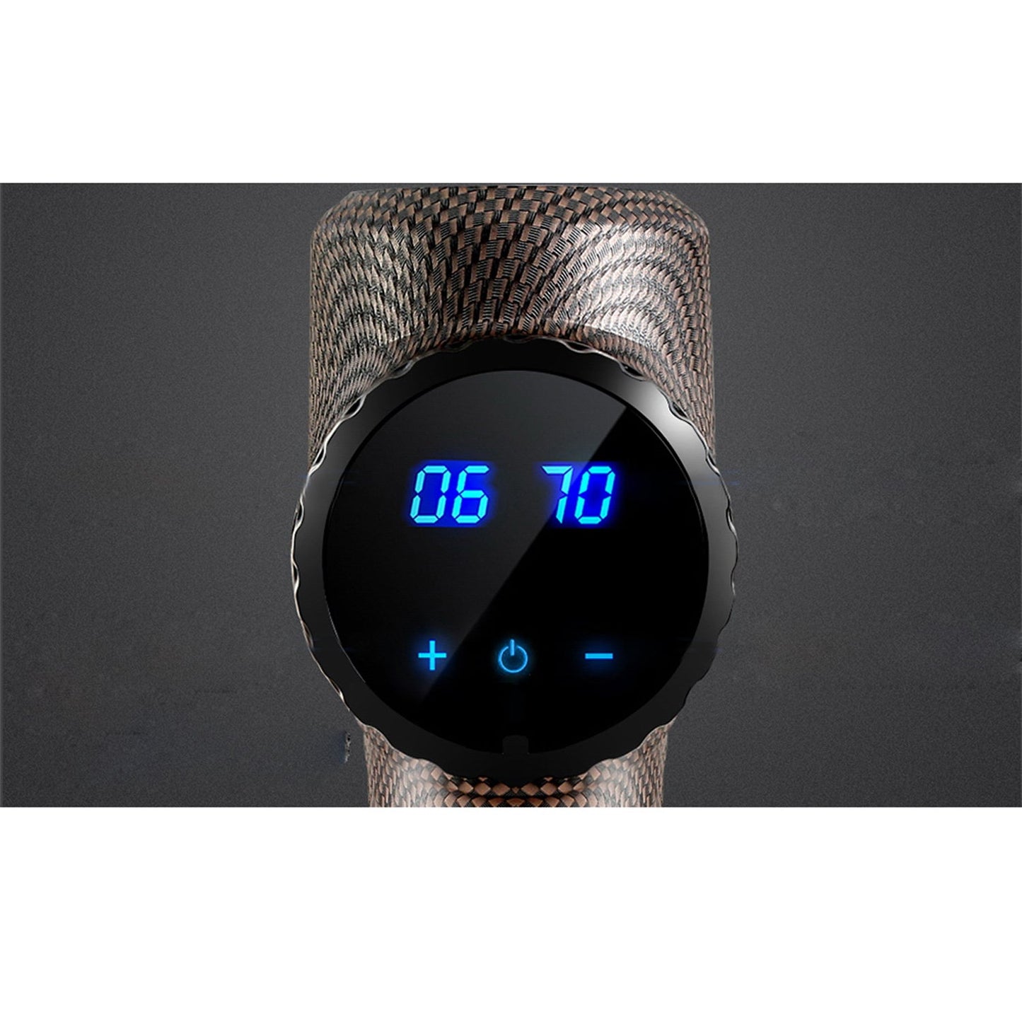 Electric Massage Gun with LCD - Black and Gold