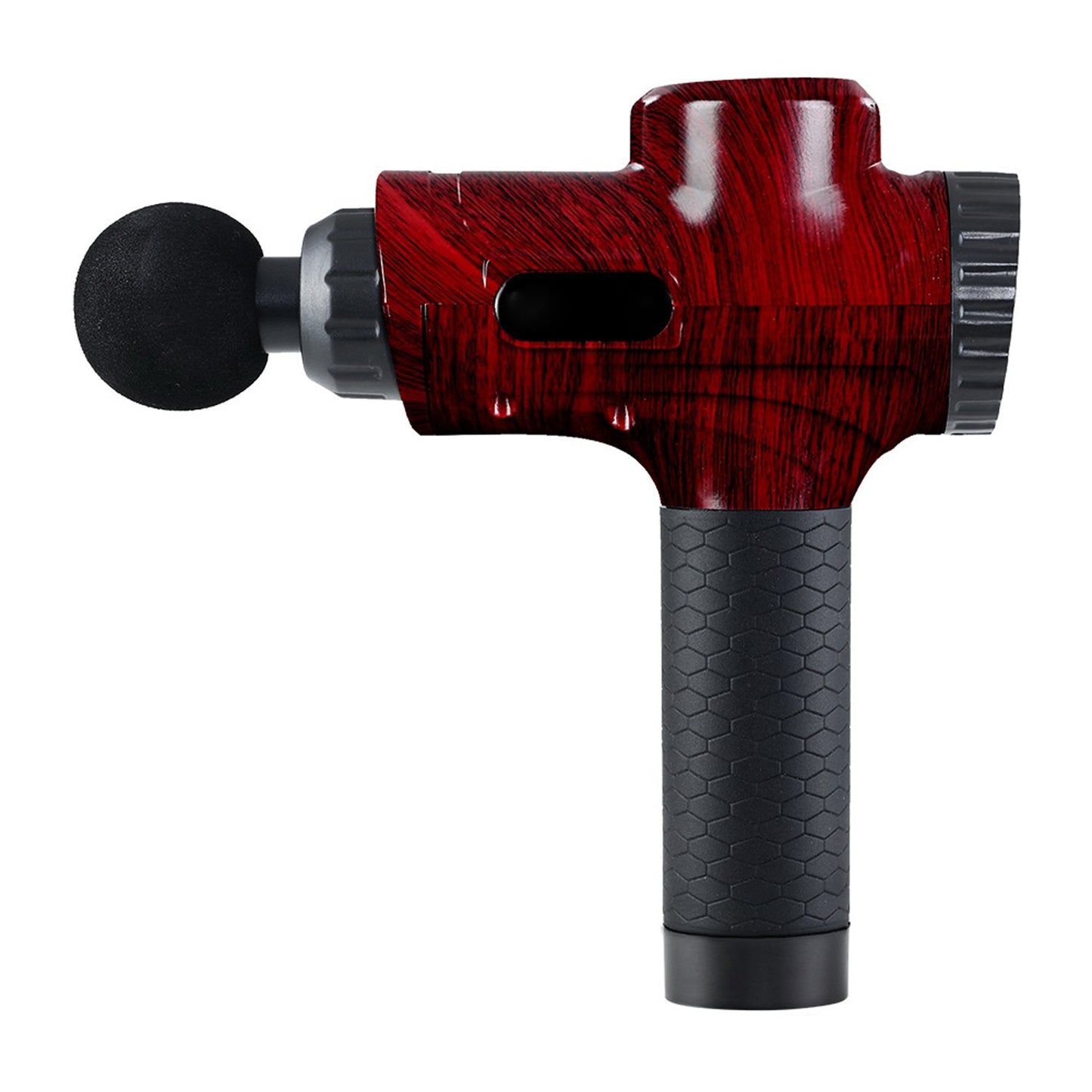 Electric Massage Gun with LCD - Mahogany