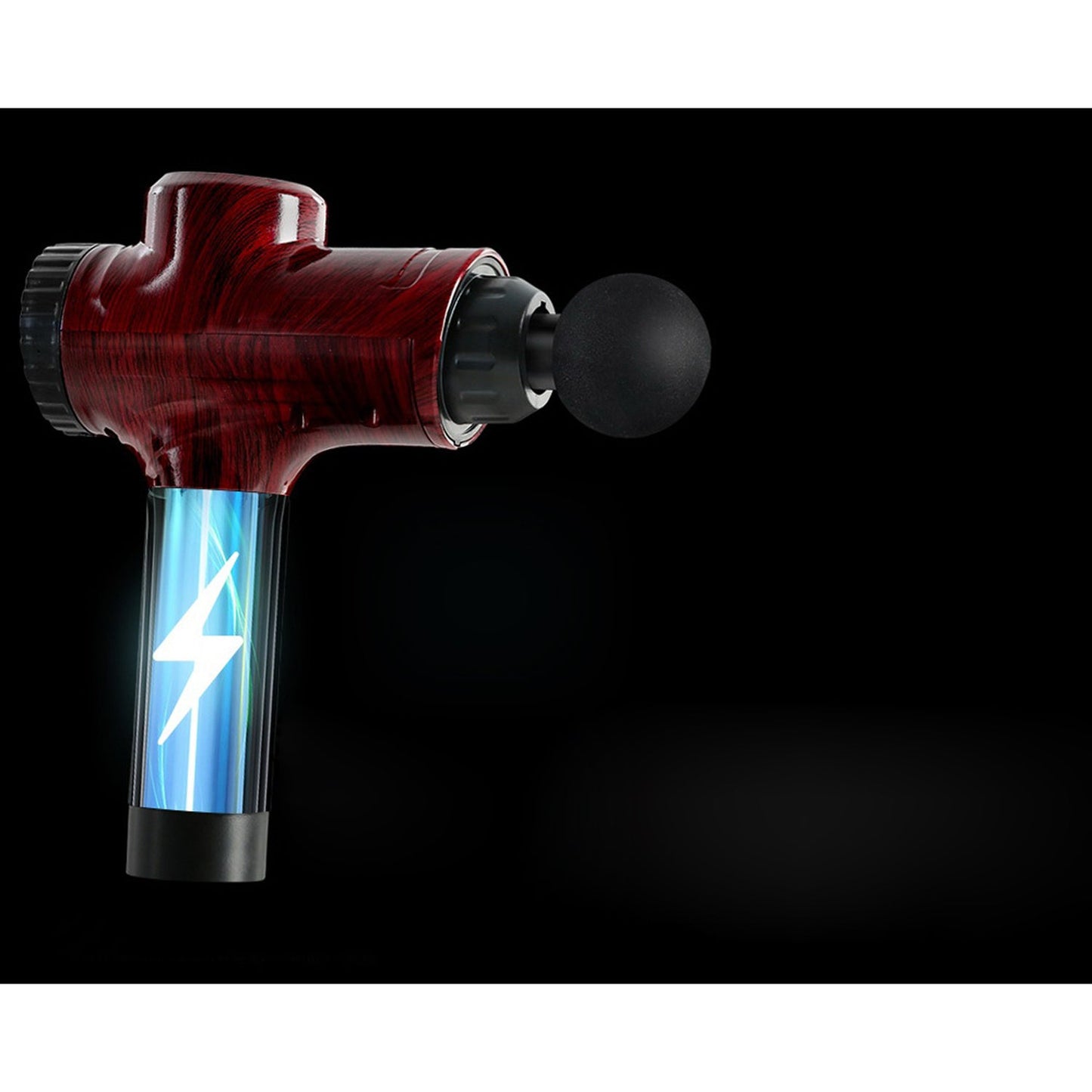 Electric Massage Gun with LCD - Mahogany
