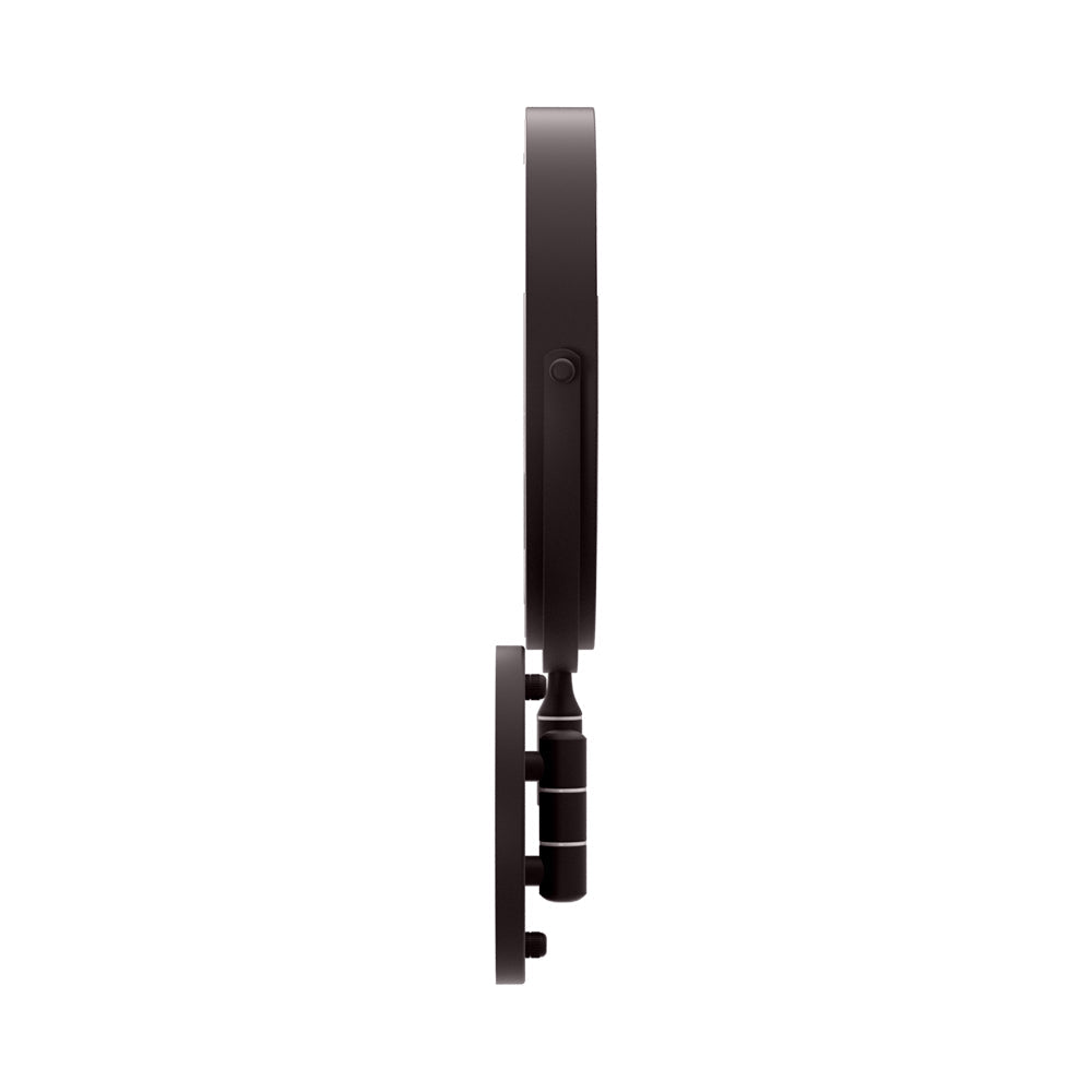 Extendable Makeup Double-Sided Bathroom Magnifying Mirror - Brown