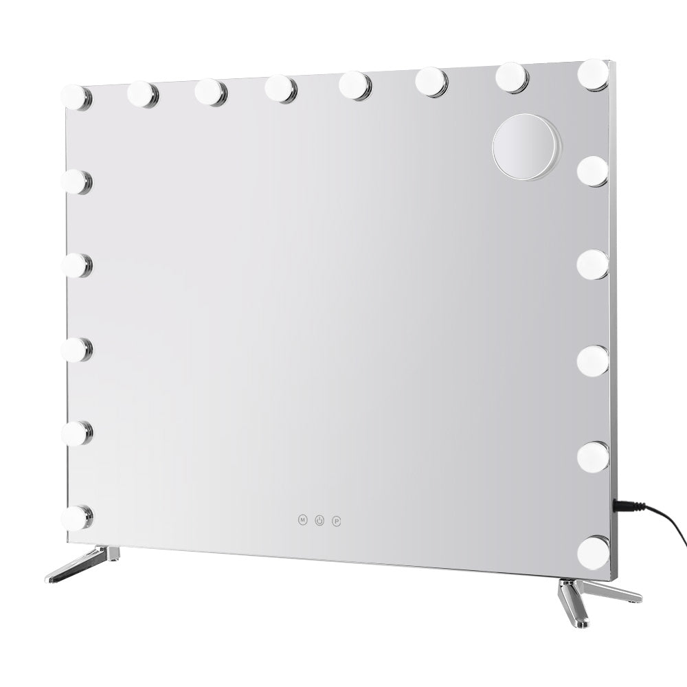 Makeup Mirror with Light LED Hollywood Mounted Wall - 65x80cm