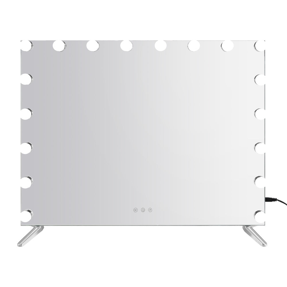 Makeup Mirror with Light LED Hollywood Mounted Wall - 65x80cm