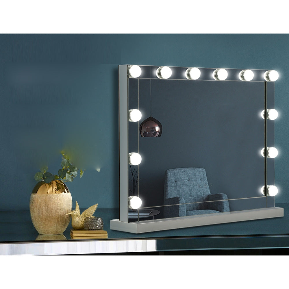 Hollywood Vanity Makeup Mirror Light with 12 LED - 58 x 46cm