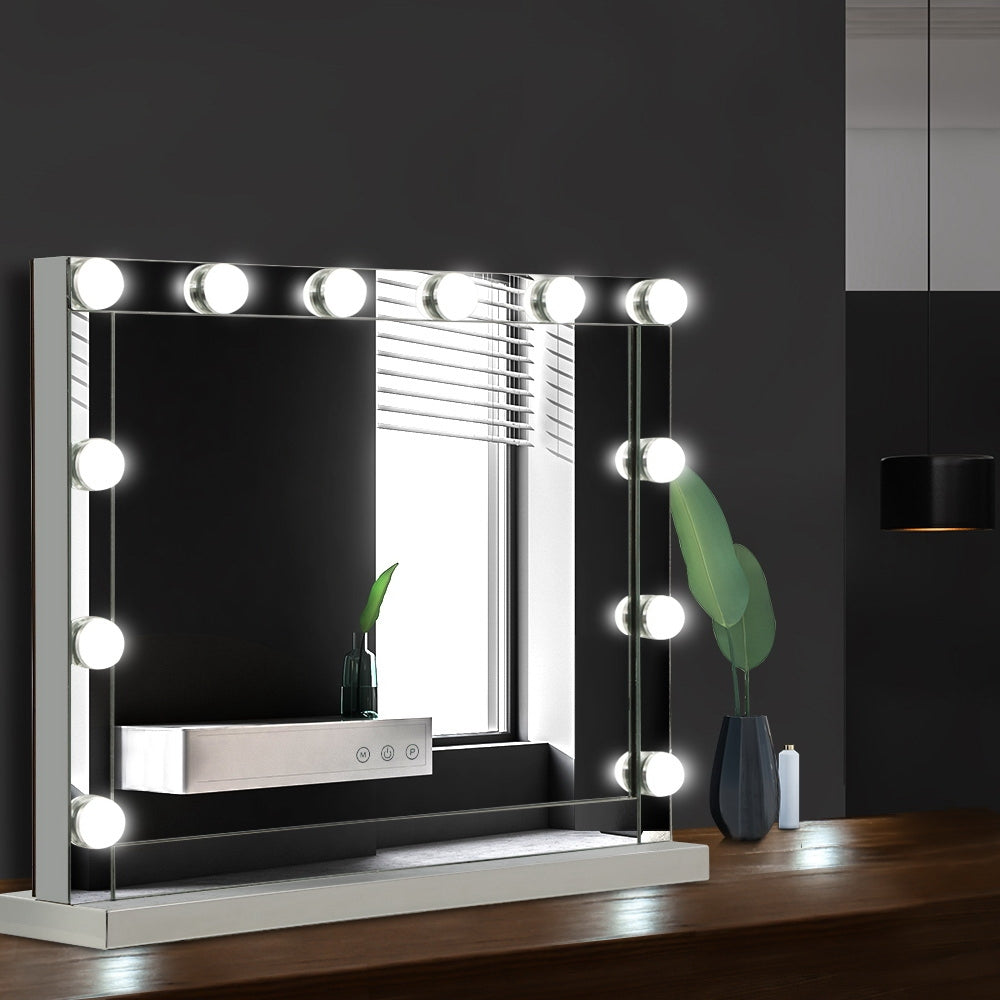 Hollywood Vanity Makeup Mirror Light with 12 LED - 58 x 46cm
