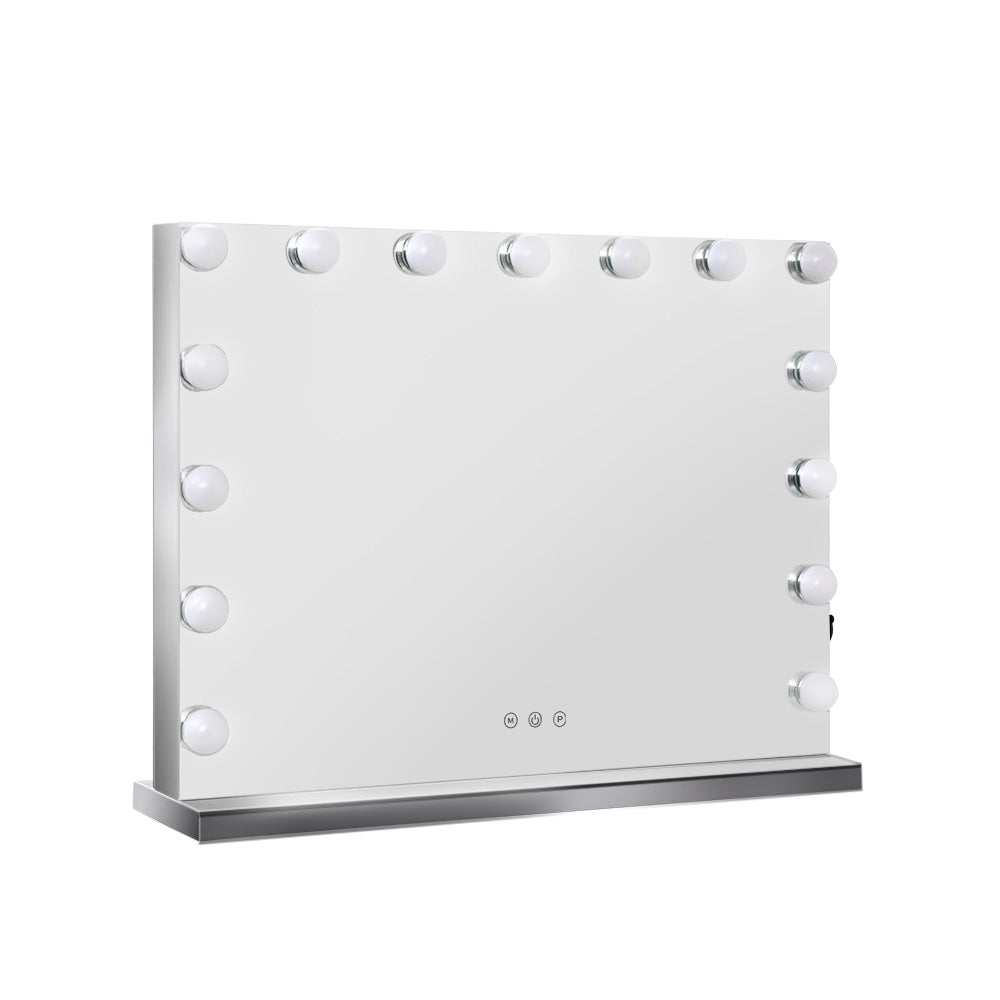 Frameless Vanity Makeup Mirror 58cm x 46cm - 15LED