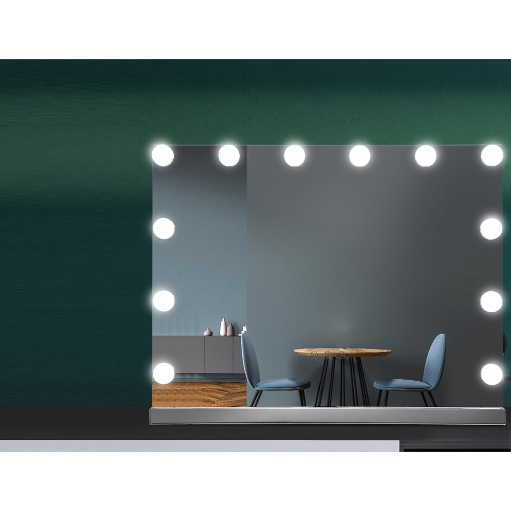 Frameless Vanity Makeup Mirror 58cm x 46cm - 15LED