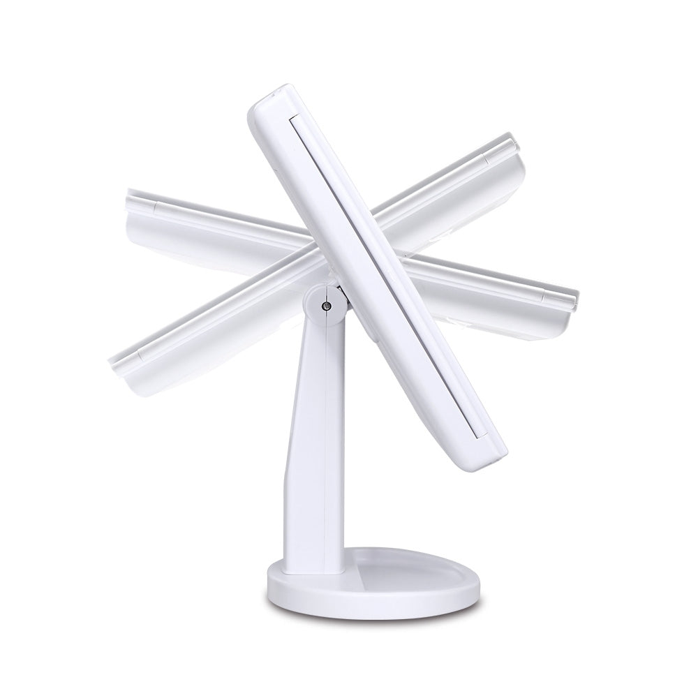 Tri-Fold Make Up Mirror with - 22 LED Lights