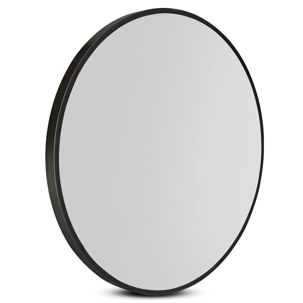 Bathroom Makeup Wall Mirror Frameless Round - 50cm