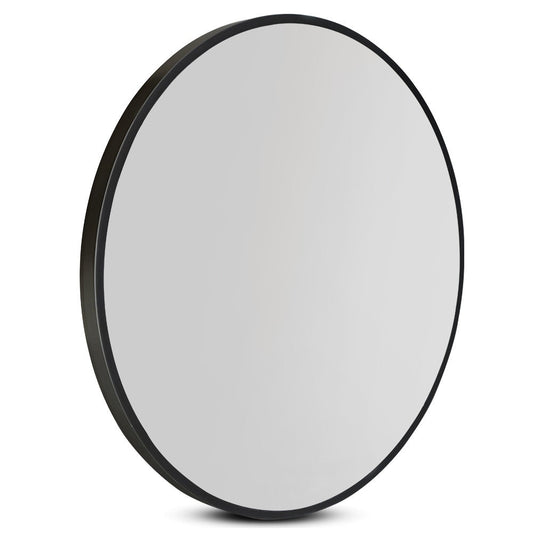 Bathroom Makeup Wall Mirror Frameless Round - 50cm