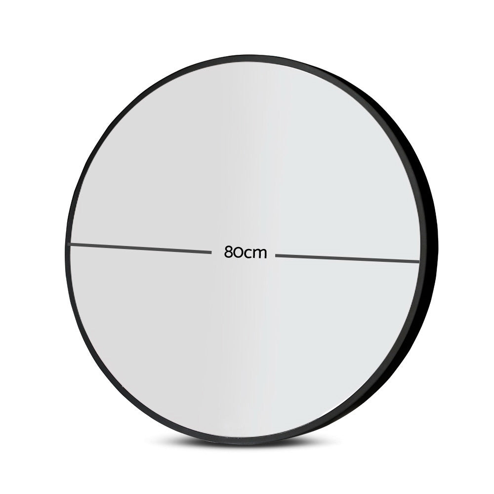 Frameless Round Wall Mirror - 80cm