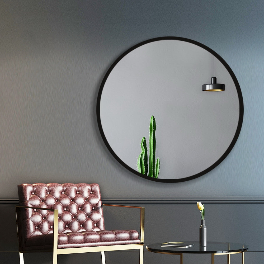 Frameless Round Wall Mirror - 80cm