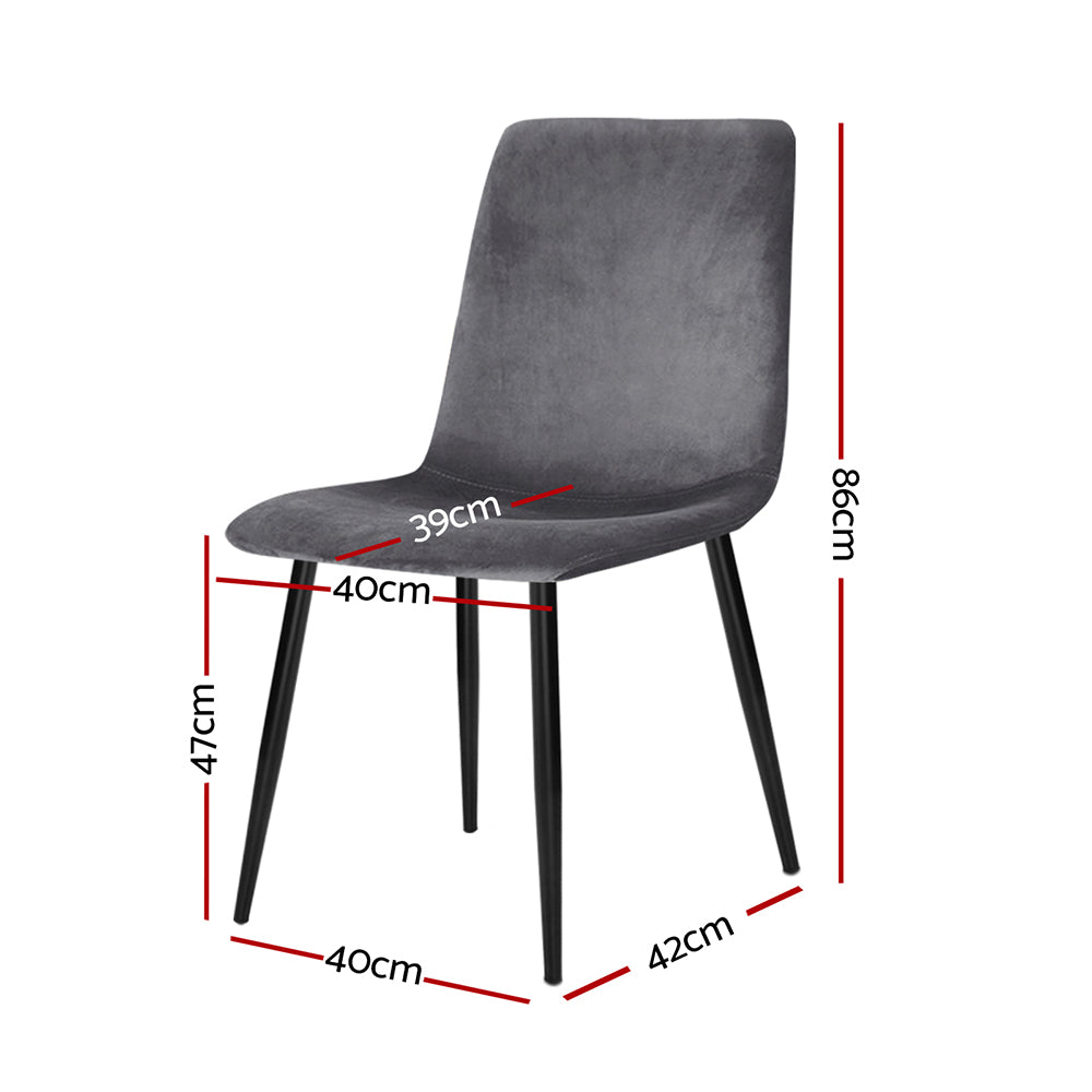 Set of 4 Modern Dining Chairs