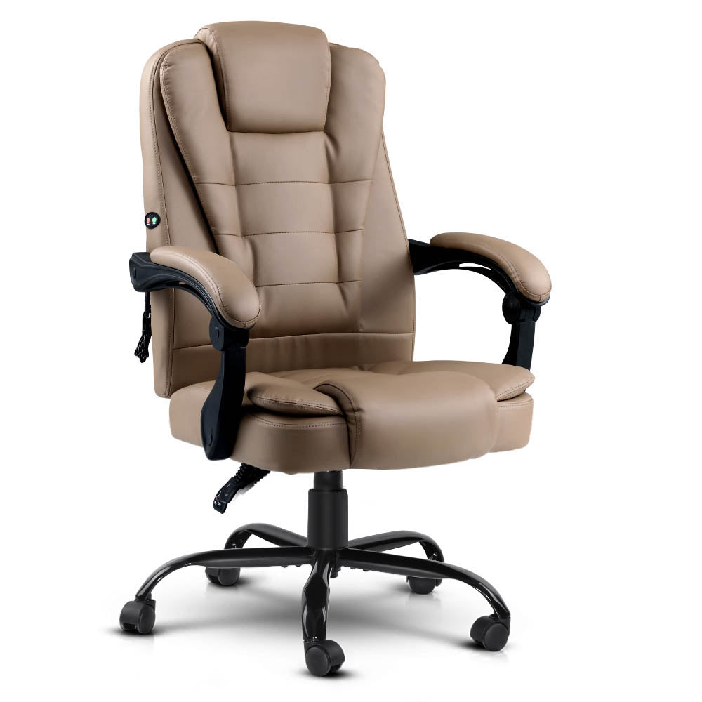 Gaming and Office Computer Desk Chair - Beige