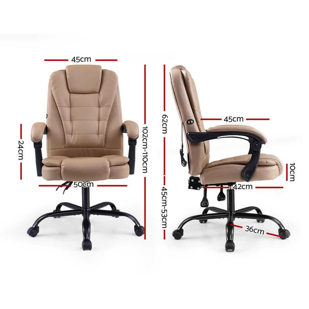 Gaming and Office Computer Desk Chair - Beige