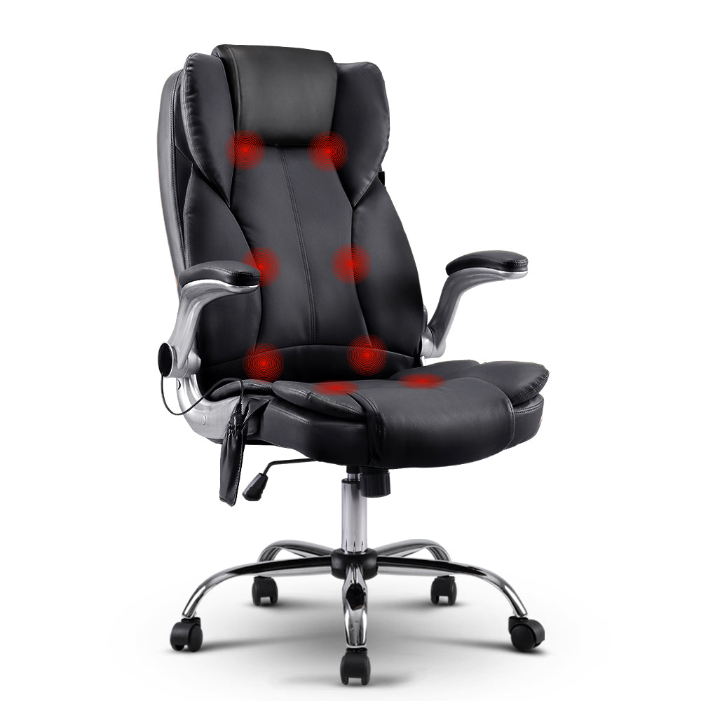 Massage and Office Computer Desk Chair - Black