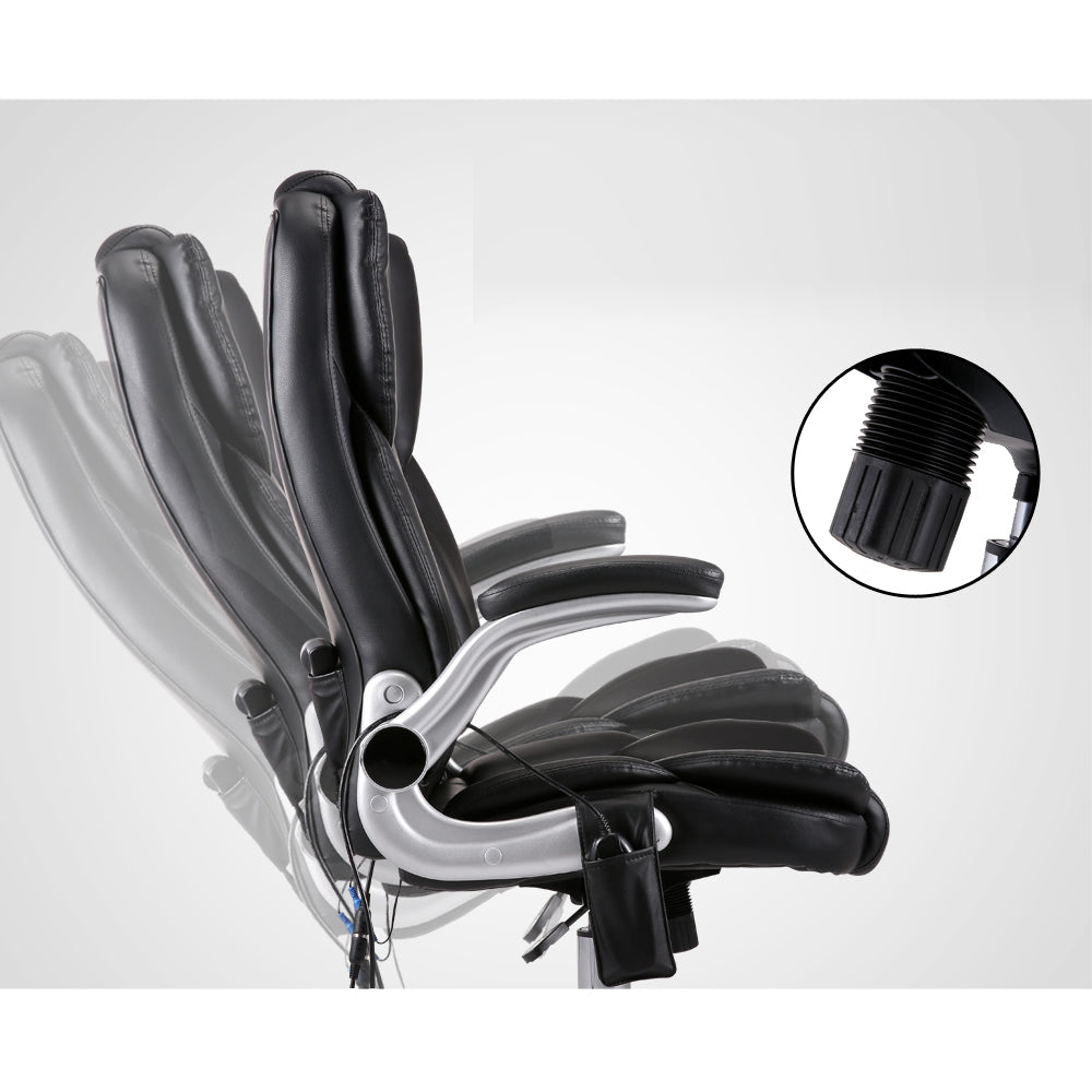 Massage and Office Computer Desk Chair - Black