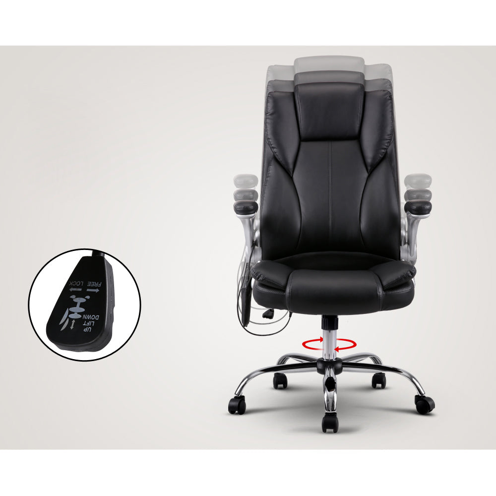 Massage and Office Computer Desk Chair - Black