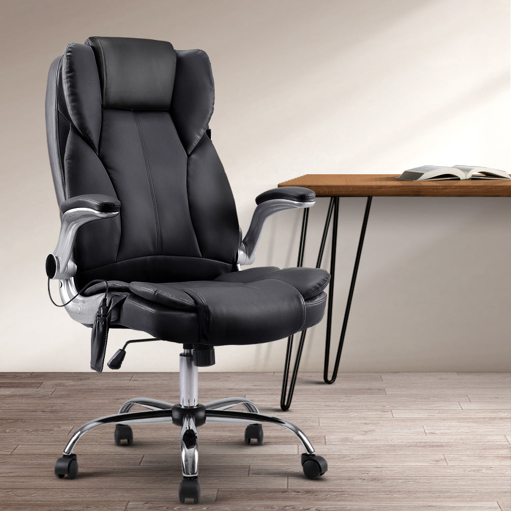 Massage and Office Computer Desk Chair - Black