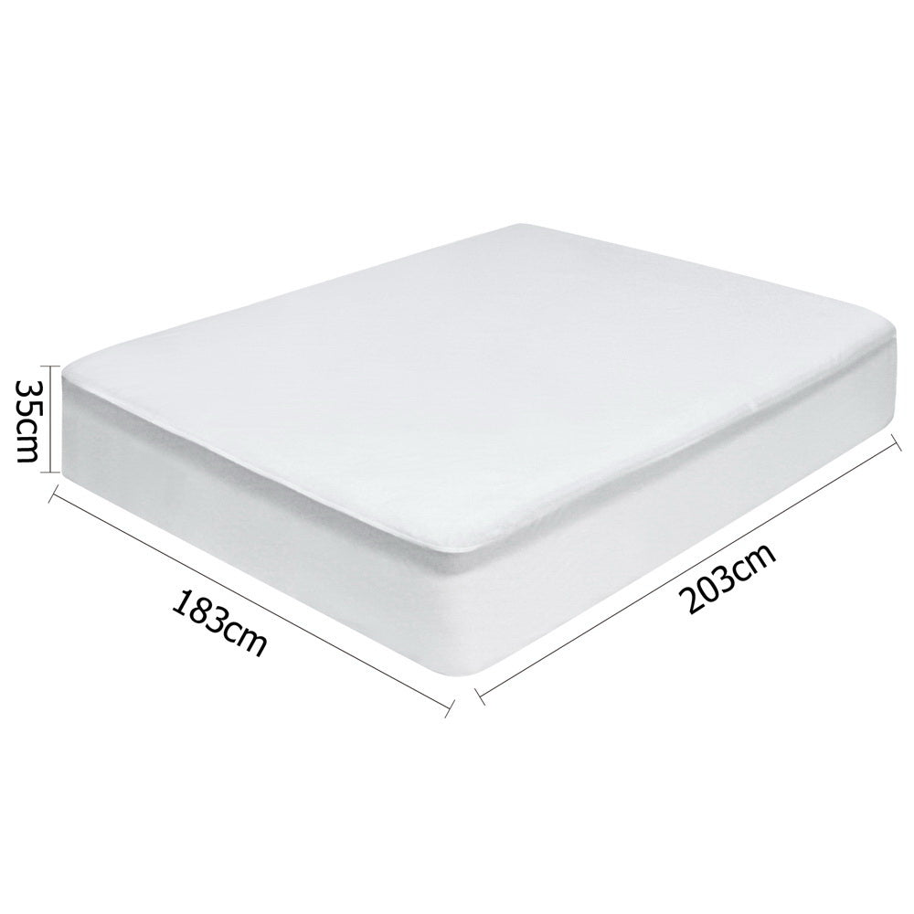 Waterproof Bamboo Mattress Protector - King