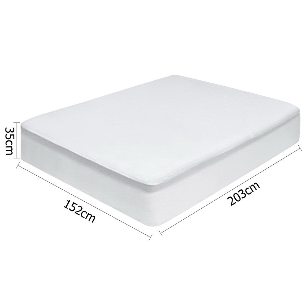 Waterproof Bamboo Mattress Protector - Queen