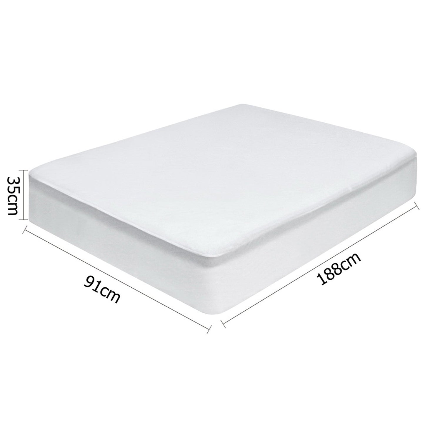 Bamboo Mattress Protector - Single