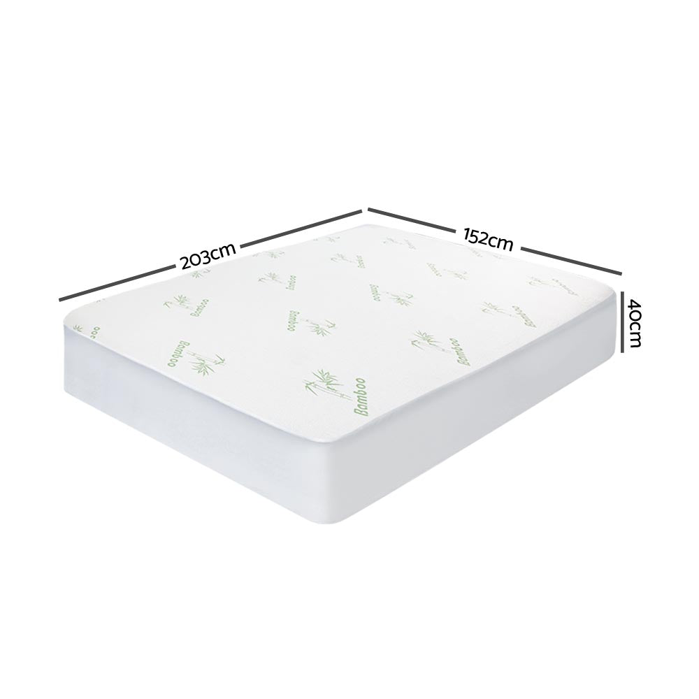 Bamboo Mattress Protector Cover - Queen