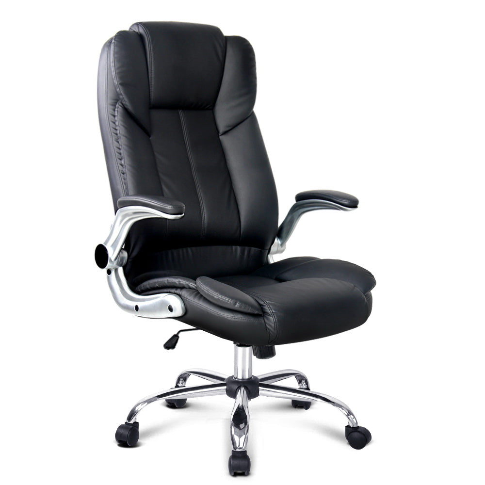 Office Executive Massager Computer Desk Chair - Black