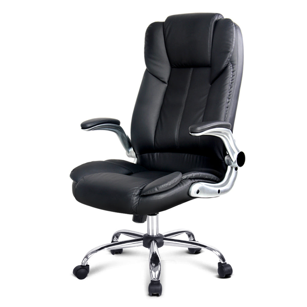 Office Executive Massager Computer Desk Chair - Black