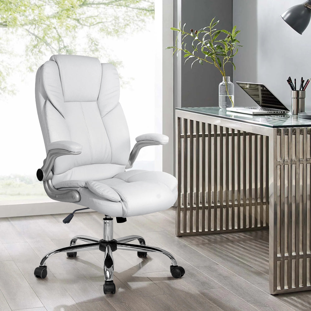 Leather Office Chair - White