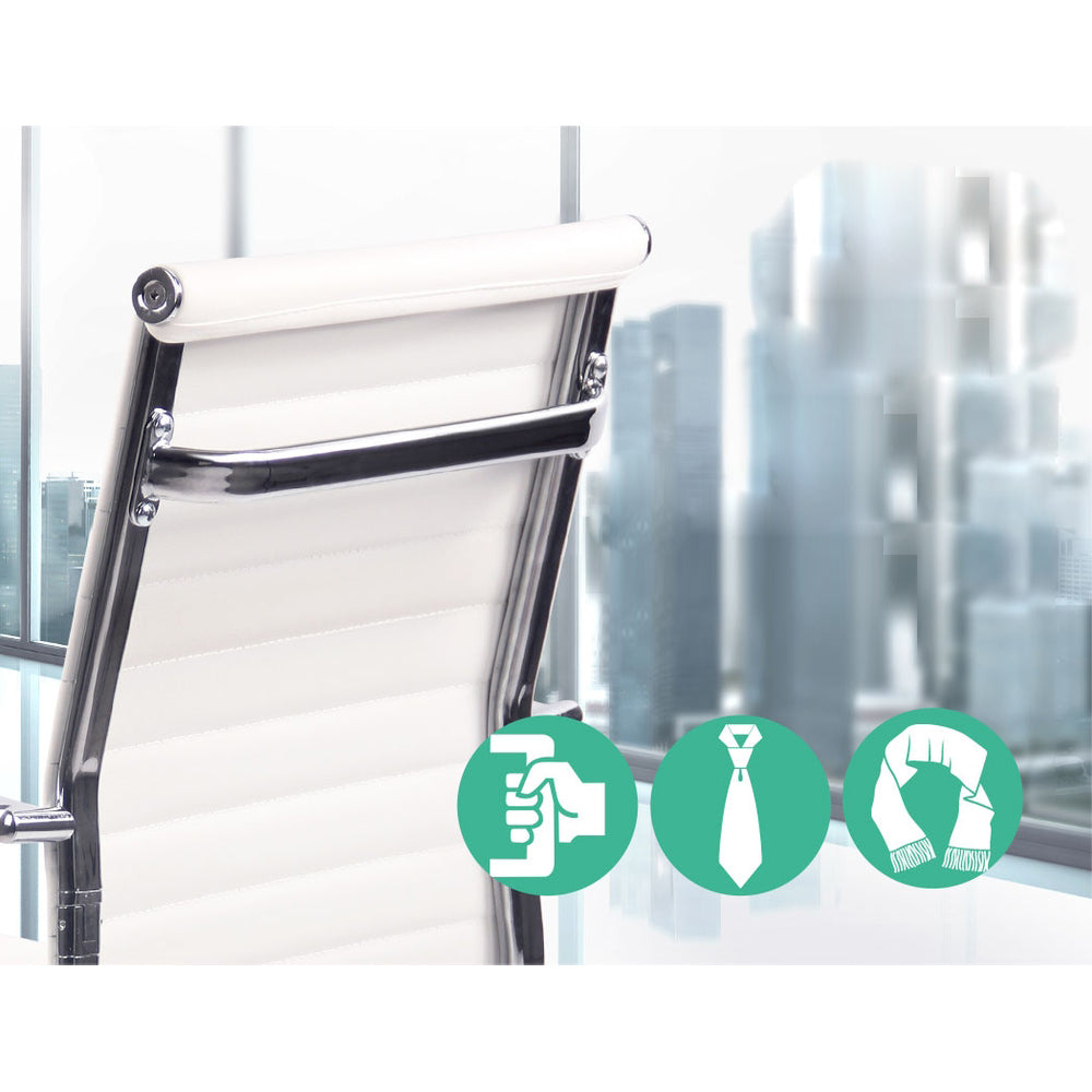 Gaming and Office Computer Desk Chair - White