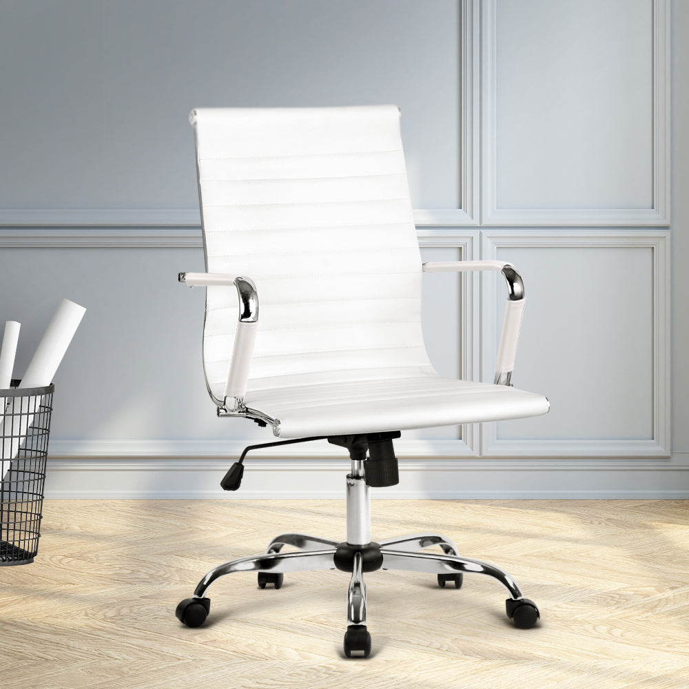 Gaming and Office Computer Desk Chair - White