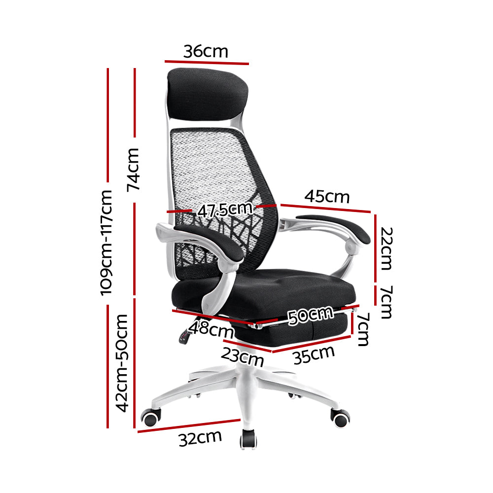 Gaming Office Chair Computer Desk Chair Home Work Study White