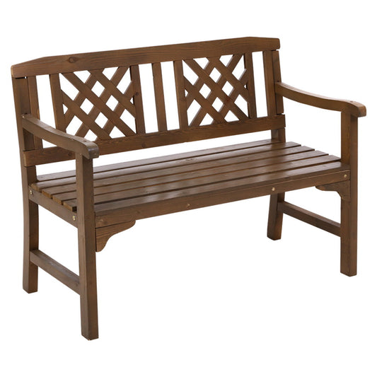 Wooden Garden Seat Patio Furniture - Brown