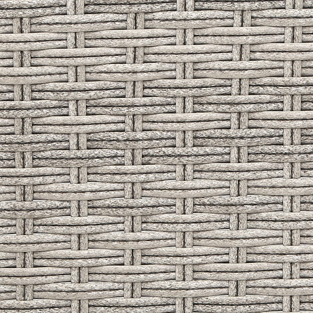 Outdoor Recliner Chair Furniture Patio Wicker Sofa Lounge Set - Grey