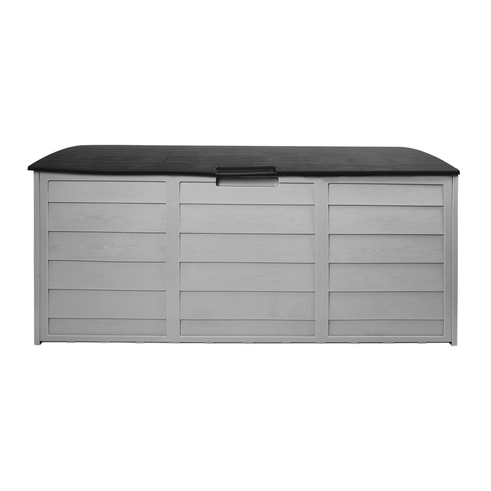 Outdoor Storage Container Box Black - 290L