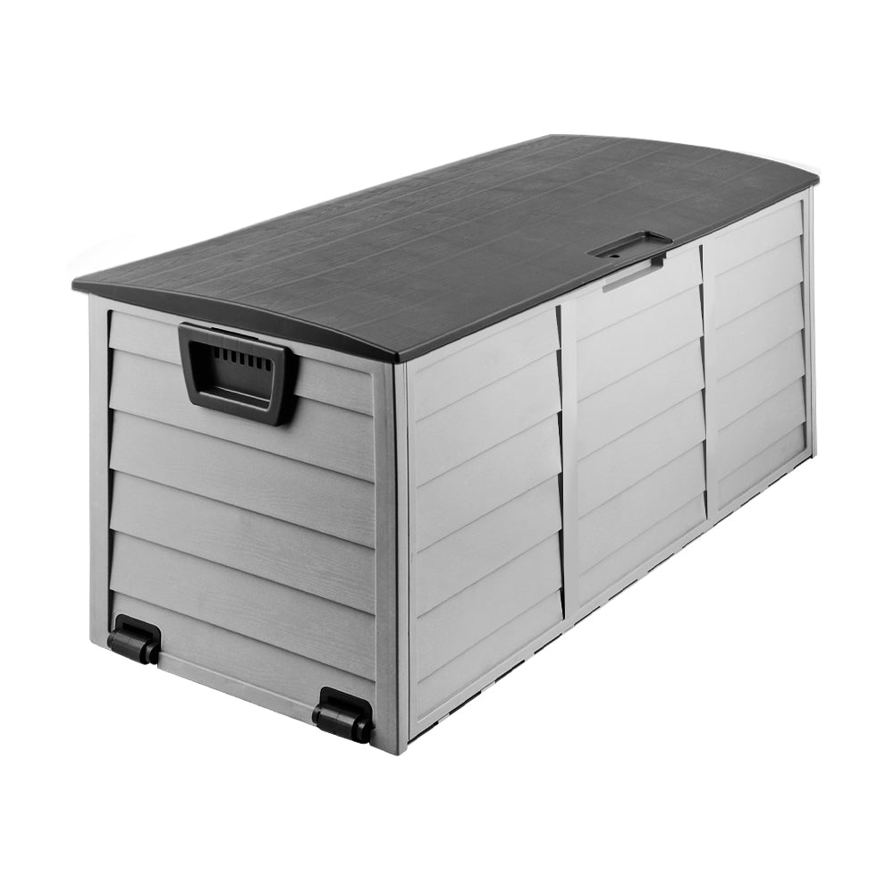 Outdoor Storage Container Box Black - 290L