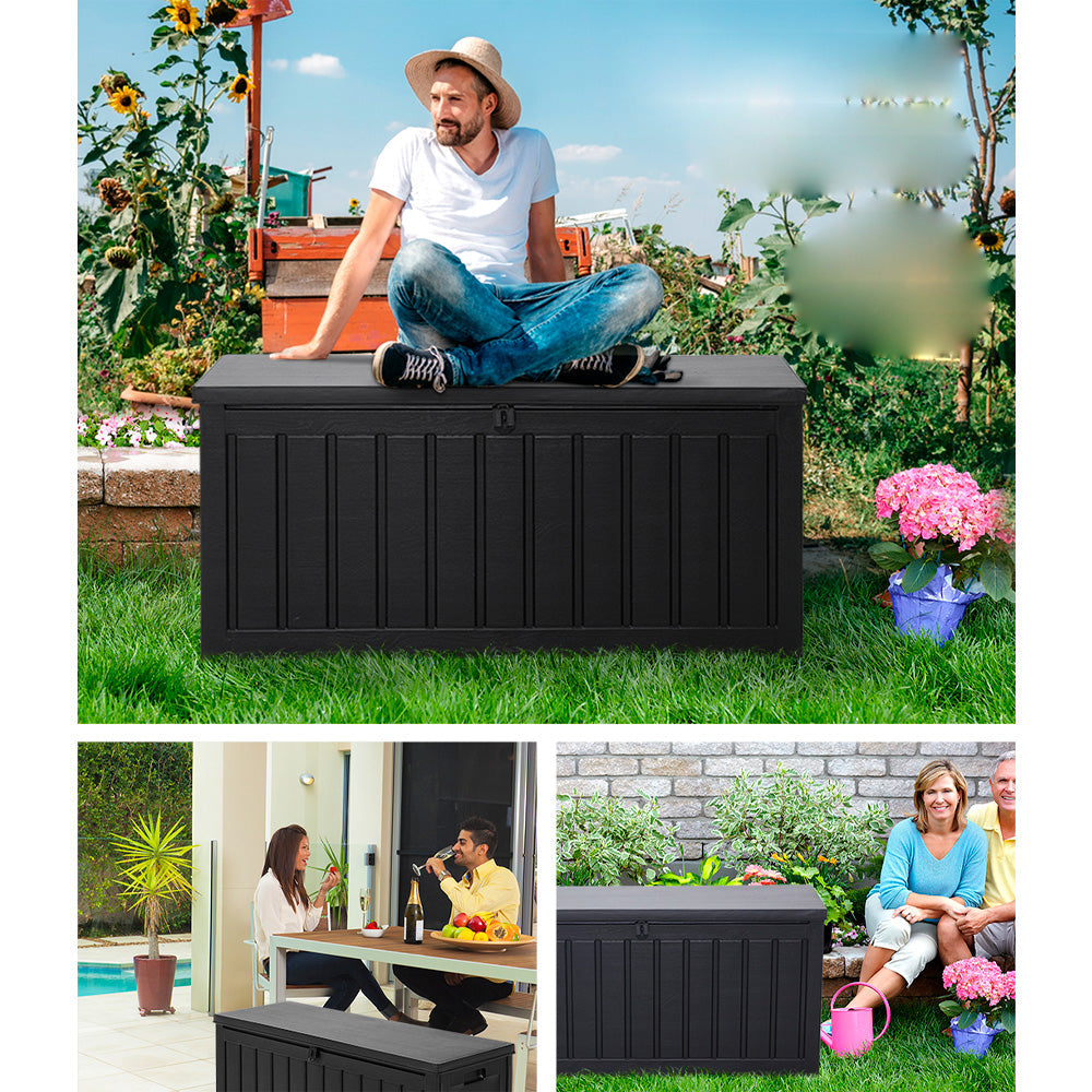 Lockable Outdoor Storage Container Box - 240L