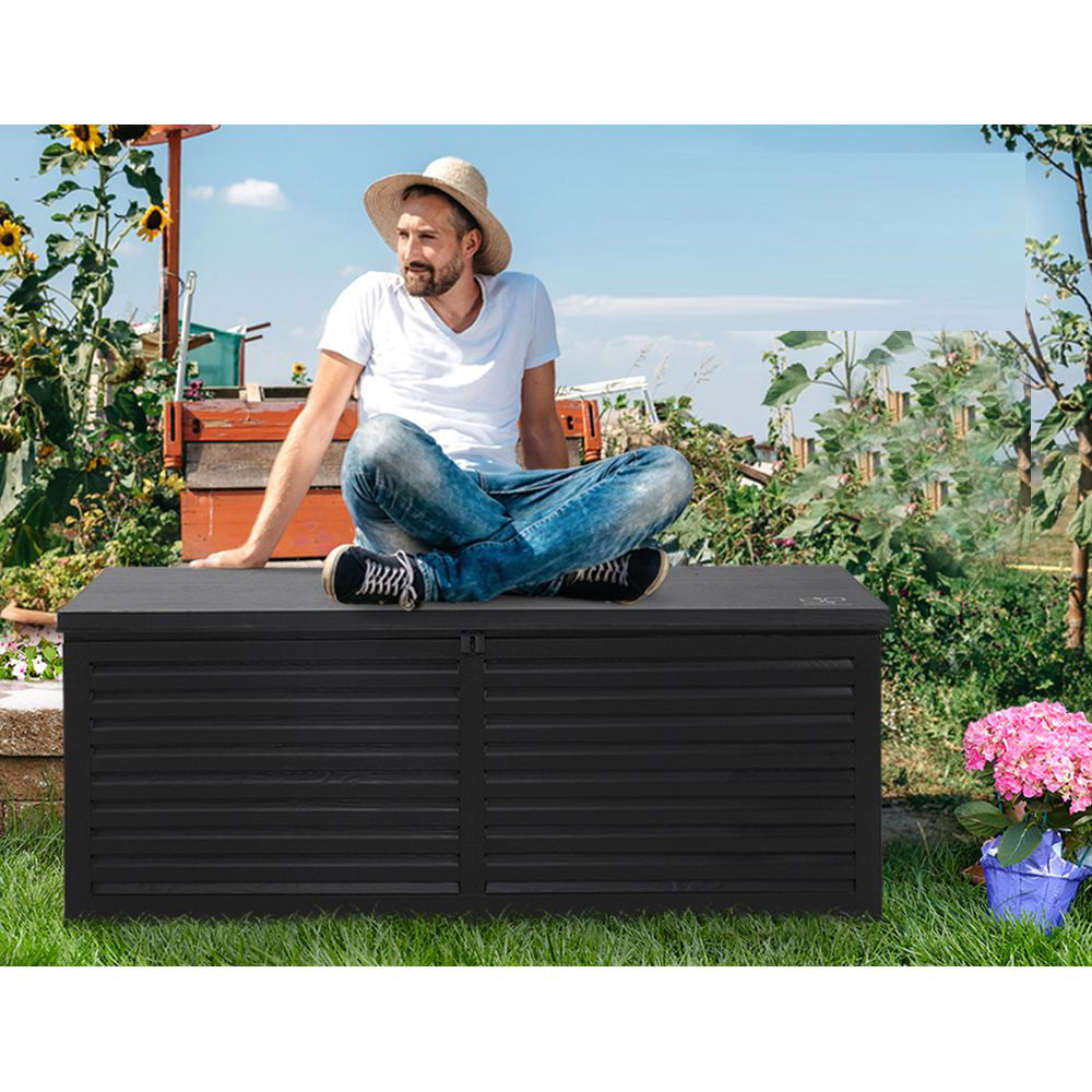 Lockable Outdoor Storage Container Box - 390L
