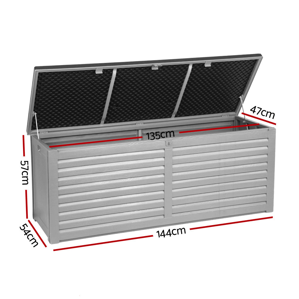 Indoor Outdoor Storage Container Box Seat - 390L
