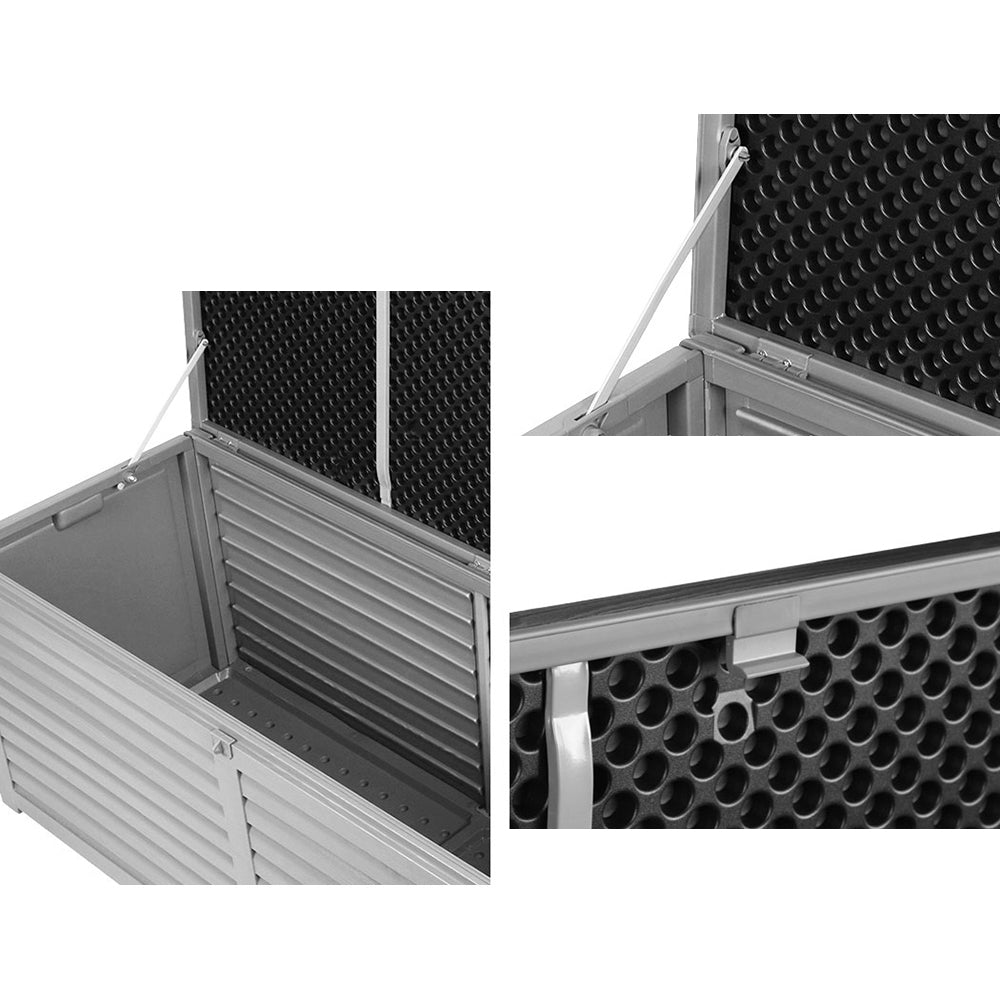 Indoor Outdoor Storage Container Box Seat - 390L