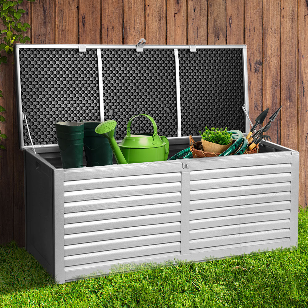 Indoor Outdoor Storage Container Box Seat - 390L