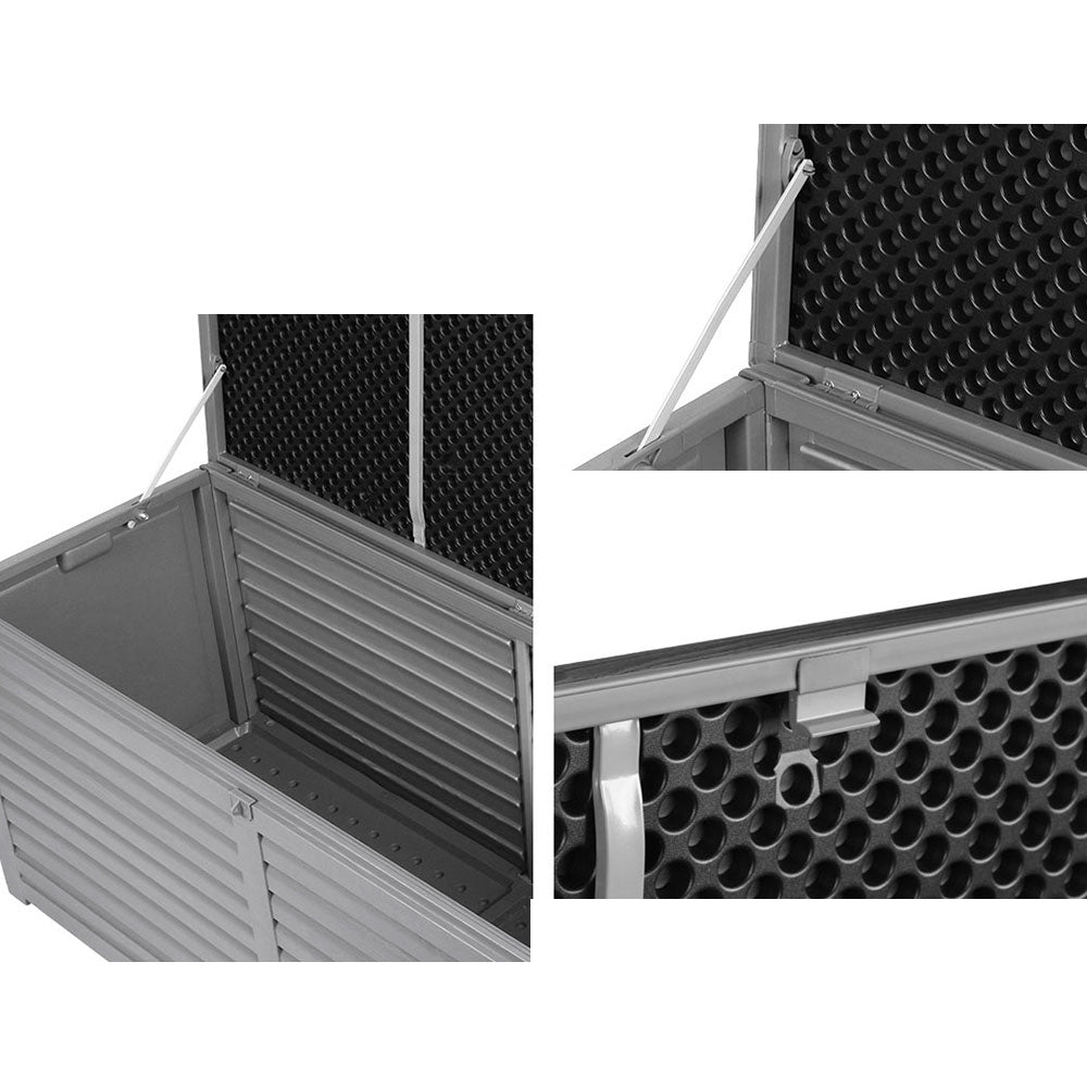 Indoor Outdoor Storage Container Box Seat - 490L