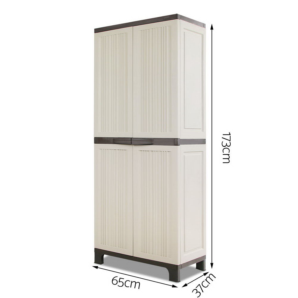 Lockable Outdoor Storage Container Box - 173cm