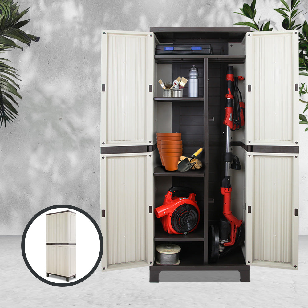 Lockable Outdoor Storage Container Box - 173cm